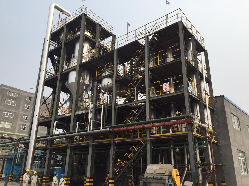 肥料行業(yè)MVR＋三效雜鹽廢水蒸發(fā)結晶系統(tǒng)